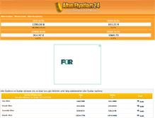 Tablet Screenshot of altinfiyatlari24.com